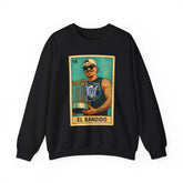 Dodgers Banda El Bandido Loteria Card Sweatshirt - Unisex Crewneck Casual Streetwear